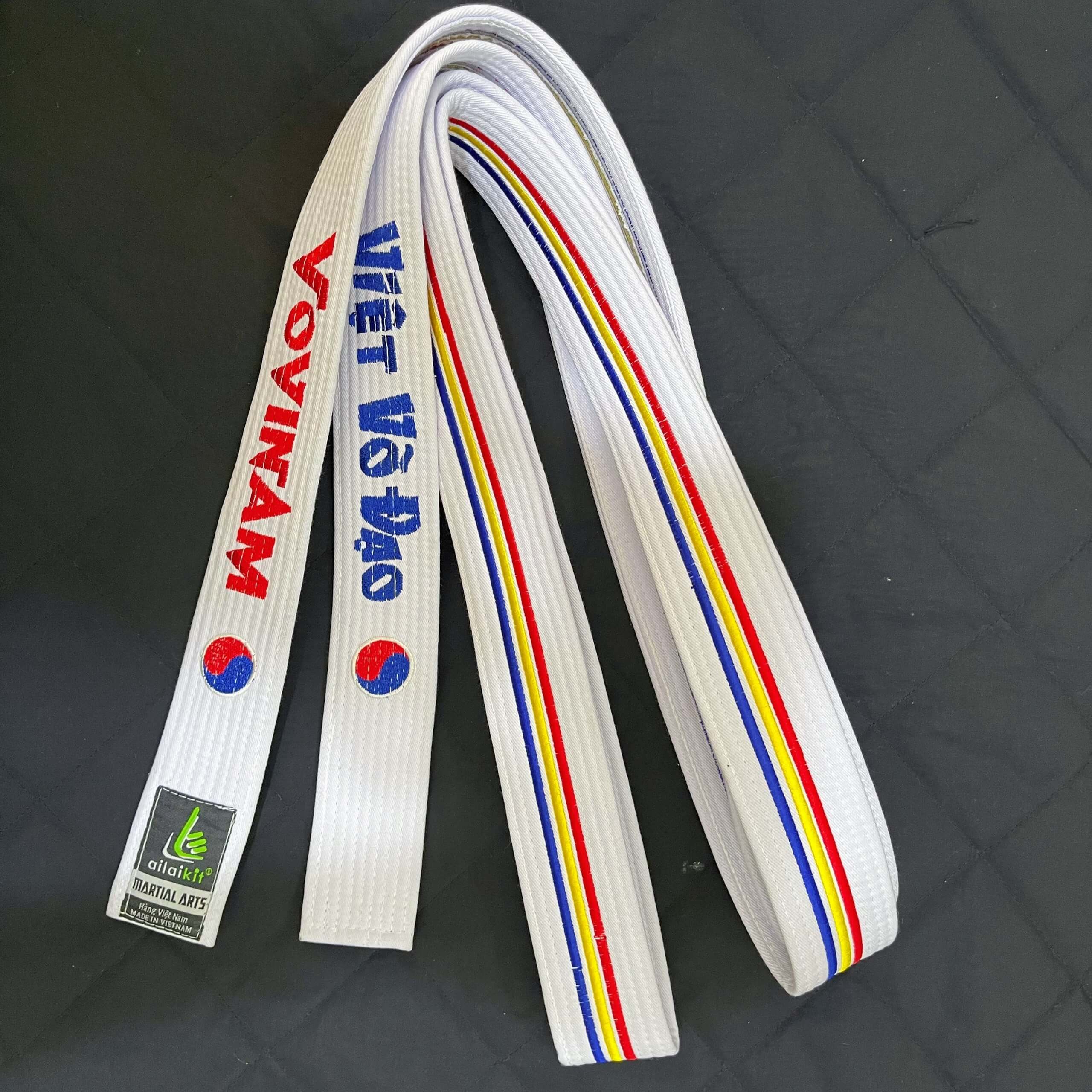 Đai vovinam màu trắng