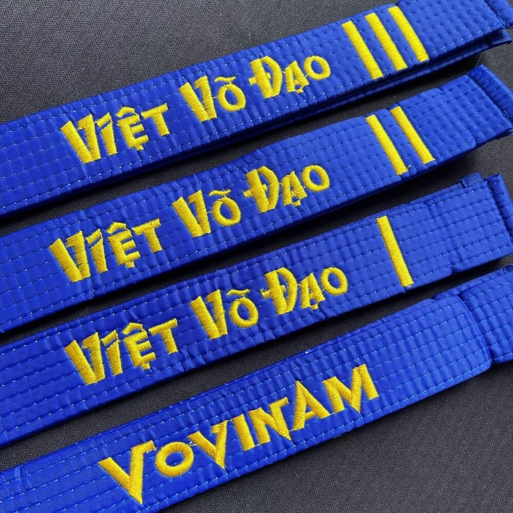 Đai vovinam màu xanh dương đậm